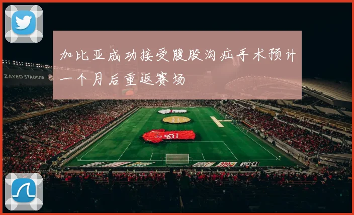 加比亚成功接受腹股沟疝手术预计一个月后重返赛场